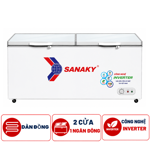 Tủ đông Sanaky VH-8699HY4K Inverter 761 lít 1 chế độ