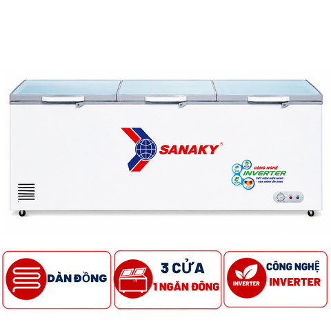 Tủ đông Sanaky VH-1199HY4K Inverter 1100 lít