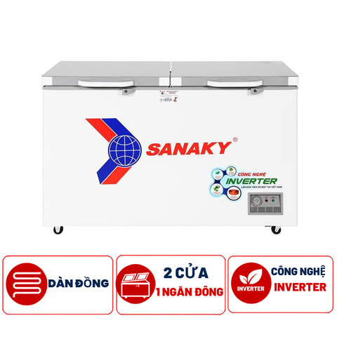 Tủ đông Sanaky VH-2899A4K 235L mặt kính 1 chế độ Inverter ( xám )