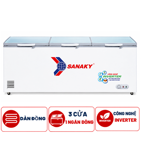 Tủ đông Sanaky VH-1399HY4K Inverter 1300 lít