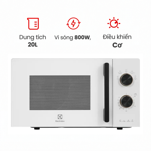 Lò vi sóng Electrolux EMM20K22W 20 lít không nướng