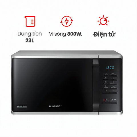 Lò vi sóng Samsung MS23K3513AS 23 lít không nướng