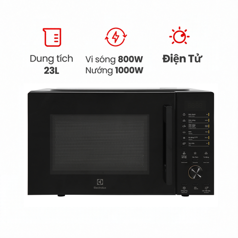 Lò vi sóng Electrolux EMG23D22B có nướng 23 lít