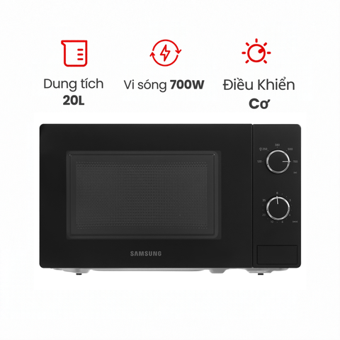 Lò vi sóng Samsung MS20A3010AL/SV cơ 20 lít