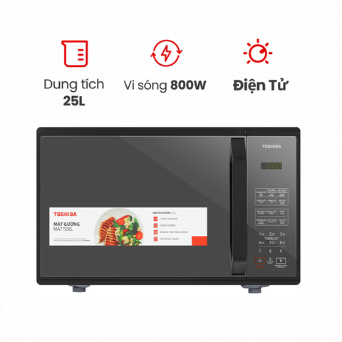 Lò vi sóng Toshiba MM-EM25PE(BM) 25L điện tử