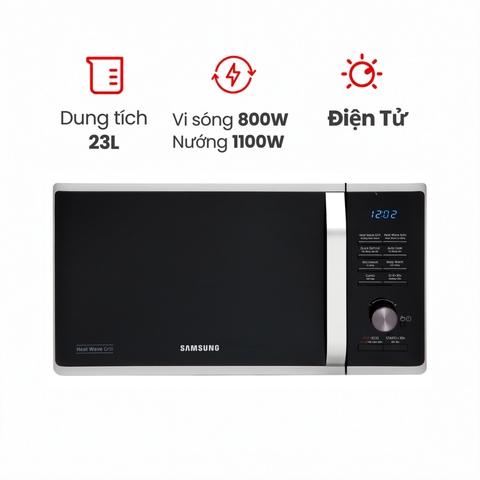 Lò vi sóng có nướng Samsung MG23K3575AS/SV-N 23 lít