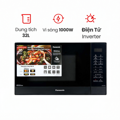 Lò vi sóng Panasonic NN-ST65JBYUE 32 lít không nướng