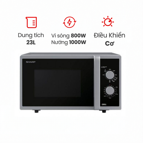 Lò vi sóng Sharp R-G322VN 23 lít có nướng