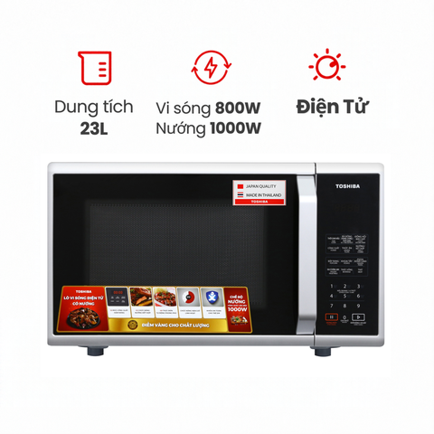 Lò vi sóng Toshiba ER-SGS23(S1)VN 23 lít có nướng