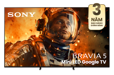 Tivi Sony Google TV Mini LED BRAVIA 5 K-85XR50 85 inch Mới 2025