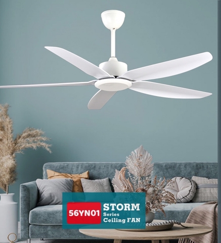 Quạt trần TCL 5 cánh TCL56-YN01(W) 50W màu trắng