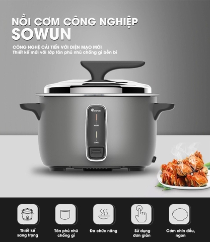 Nồi cơm điện Sowun 14 lít SW6938