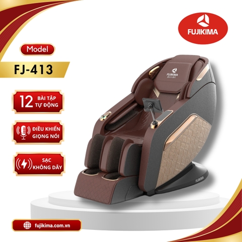 Ghế massage Fujikima FJ-413 bi di động xoay chân điều khiển giọng nói