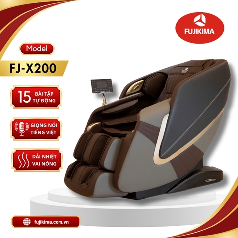Ghế Massage FUJIKIMA FJ-X200 điều khiển giọng nói