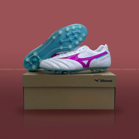 Mizuno Morelia II Pro AG - White/Pink  P1GA231466