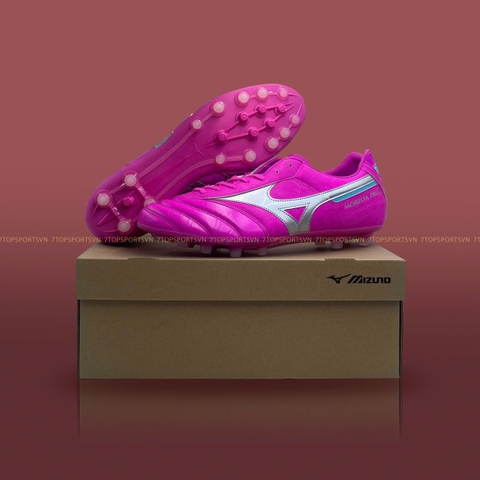 Mizuno Morelia II Pro AG - Pink/Silver P1GA231465