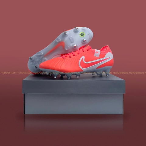 Nike Tiempo Legend 10 Elite SG - Hot Lava/White DV4329 800