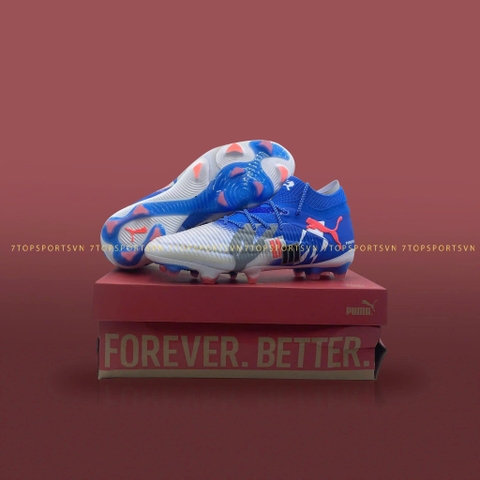 Puma Future 8 Ultimate FG - White Ultra/Blue Feather/Gray 108420 01