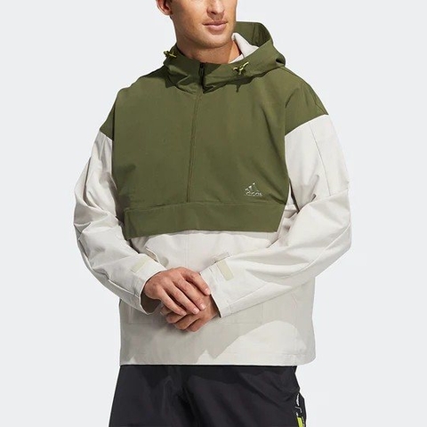 Adidas Th Jacket Woven Anorak - Green/White GP0968