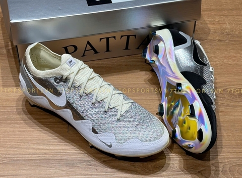 Nike Mercurial Zoom Vapor 16 Elite FG SE x Patta 'Unite' - Metallic Silver/Coconut Milk IQ3365 001