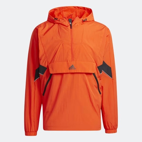 Adidas Sportswear Street Woven EXG Jacket - Orange/Black H40214
