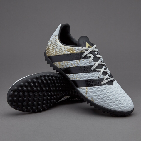 Adidas ACE 16.3 TF - Bianco/Nero/Oro Metallico S31961