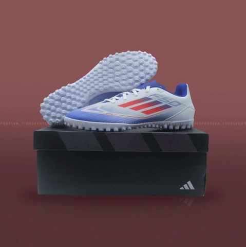 Adidas F50 Club TF - Cloud White/Solar Red/Lucid Blue IF1348