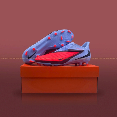 Nike Phantom 6 Low Academy EasyOn FG/MG - Royal Tint/Bright Crimson HQ2321 400