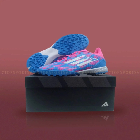 Adidas F50 League TF - Solar Blue/ White/ Solar Pink IF1336