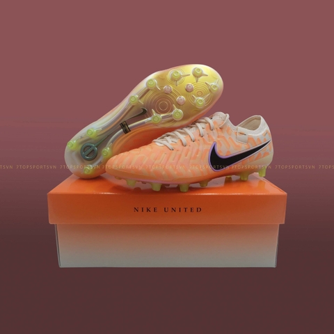 Nike Tiempo Legend 10 Elite AG Pro - Orange/White/Black DZ3175 800