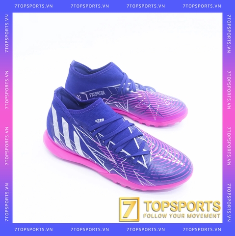 Adidas Predator Edge .3 H TF - Pink/Collegiate Purple/Silver Metallic GW9998