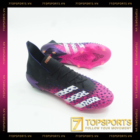 Adidas Predator Freak.1 FG - Core Black/White/Shock Pink FW7241