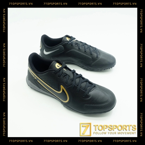 Nike Tiempo Legend IX Academy TF - Black/Metallic Gold/Metallic Dark Grey DA1191 007