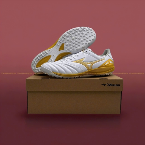 Mizuno Morelia Neo IV Pro TF - White/Gold P1GD263550