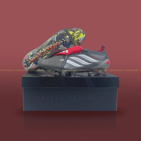 Adidas Predator Elite FT FG -  Iron Metallic/Zero Metalic/Lucid Red JS0379