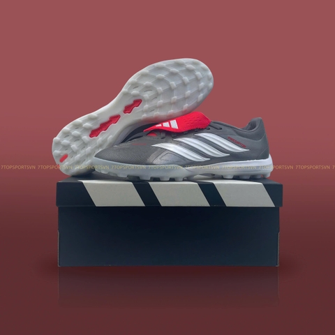 Adidas Predator Pro TF -  Iron Metallic/Zero Metalic/Lucid Red JR7864