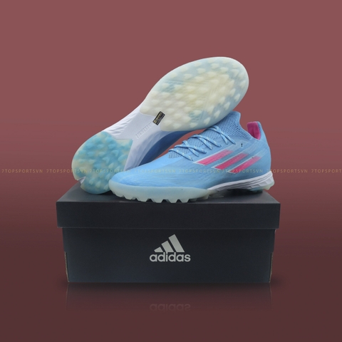 Adidas X Speedflow .1 TF - Sky Rush/Team Shock Pink/Cloud White GW7472