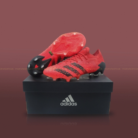 Adidas Predator Freak.1 Low FG - Red/Core Black/Solar Red FY6266