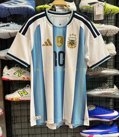 Áo Argentina 26 Home Authentic - White/Icey Blue/Light Blue