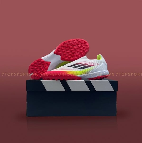 Adidas F50 League LL TF - Cloud White/Core Black/Solar Yellow IE1234