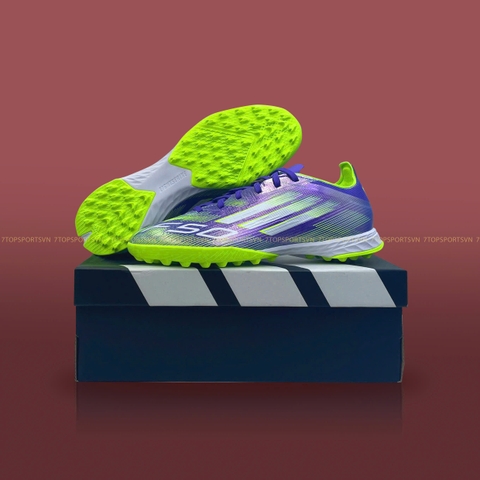 Adidas F50 Pro TF 'Radiant Blaze' - Purple Rush/Footwear White/Lucid Lemon JH7665