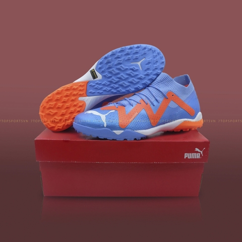 Puma Future Ultimate Cage TF - Blue Glimmer/Puma White/Puma Ultra Orange 107174 01