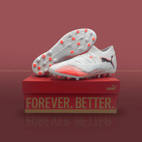 PUMA Future 8 Match MG 'Untamed' - PUMA White/PUMA Black/Glowing Red 108595 01
