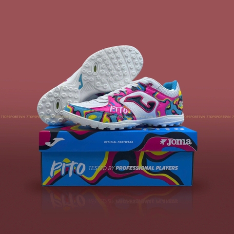 Joma Top Flex Pito 2462 Limited Edition TF - White Coral/Multicolor TOPW2462TF