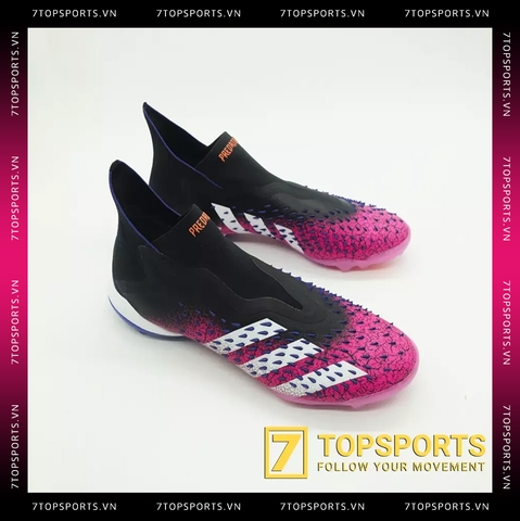 Adidas Predator Freak+ TF - Core Black/Cloud White/Shock Pink FW7239