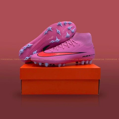Nike Air Zoom Mercurial Superfly 10 Academy AG - Magic Flamingo/Total Crimson/Black  FQ8329 600