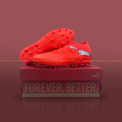 PUMA Future 9 Match MG 'Unleashed' - Glowing Red/Puma White/Puma Black/Puma Silver 108904 01