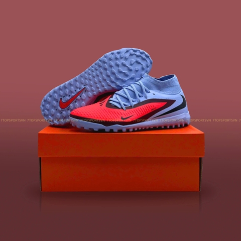 Nike Phantom 6 High Academy TF - Royal Tint/Bright Crimson HQ2277 400