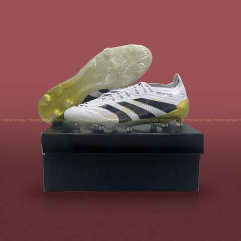 Adidas Predator Elite FG - Cloud White/Core Black/Gold Metallic JI1086