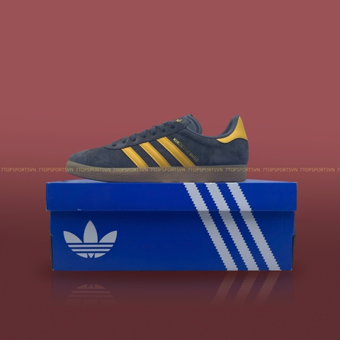 Adidas Gazelle Manchester United - Utility Black/Preloved Yellow/Gum JR1410